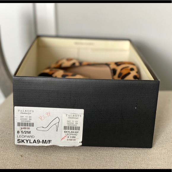 Talbots leopard heels - Picture 3 of 4